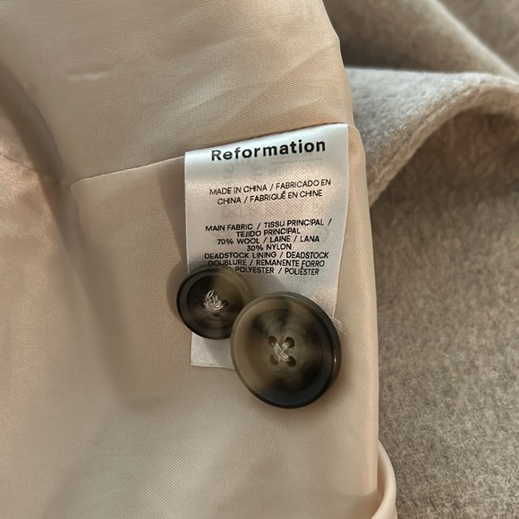 Reformation Paley Double Breasted Coat - Picture 7 of 7